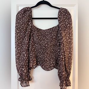 ASTR the Label floral blouse